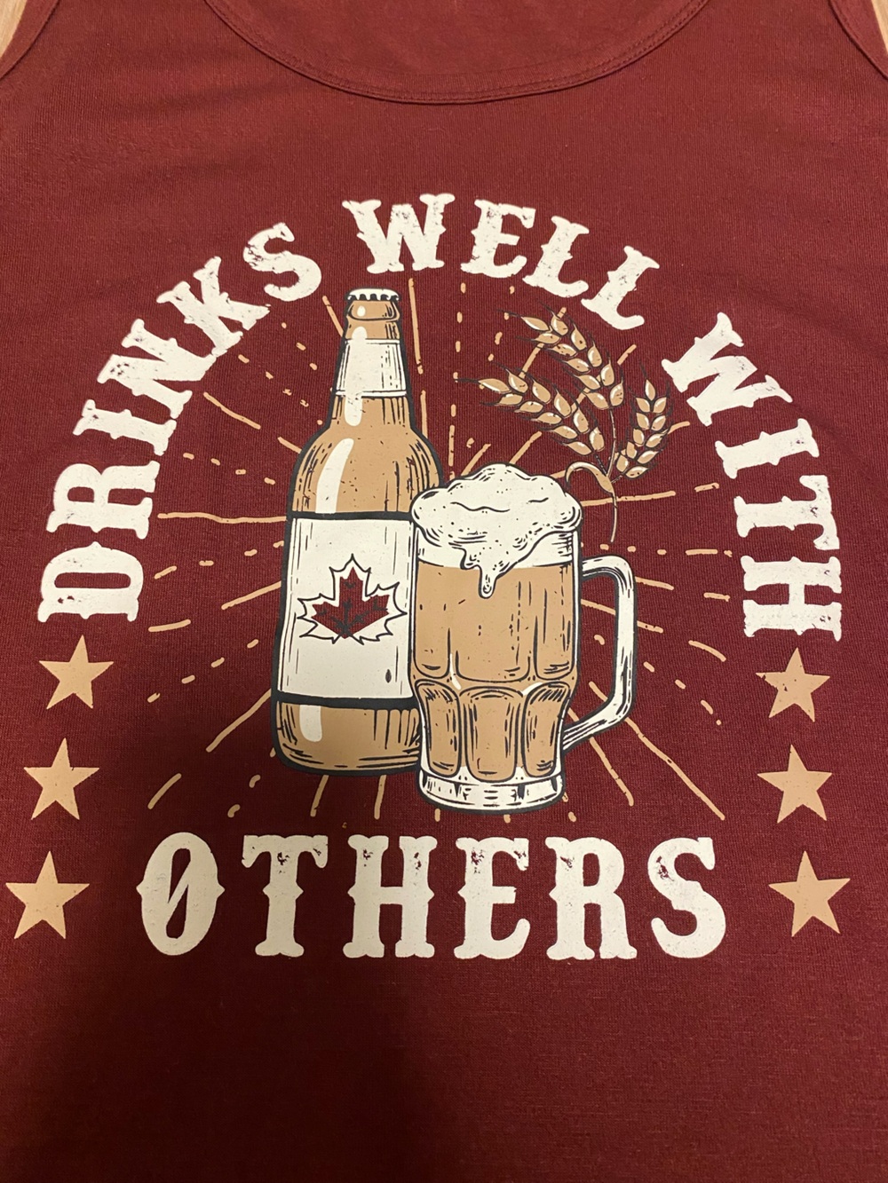 Beer tank top